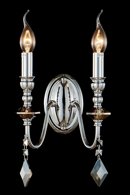 Бра Crystal Lux MERCEDES AP2 CHROME/SMOKE изображение 3 Бра Crystal Lux MERCEDES AP2 CHROME/SMOKE Фото № 3