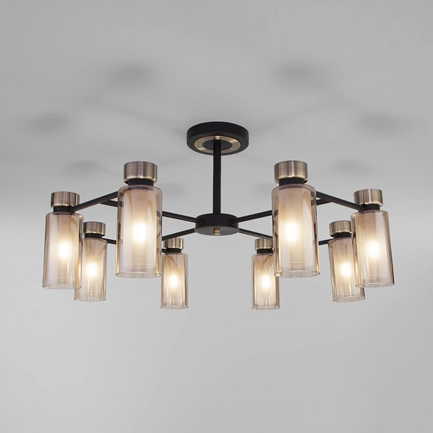 Потолочная люстра Eurosvet Amado 70115/8 черный изображение 3 Потолочная люстра Eurosvet Amado 70115/8 черный Фото № 3