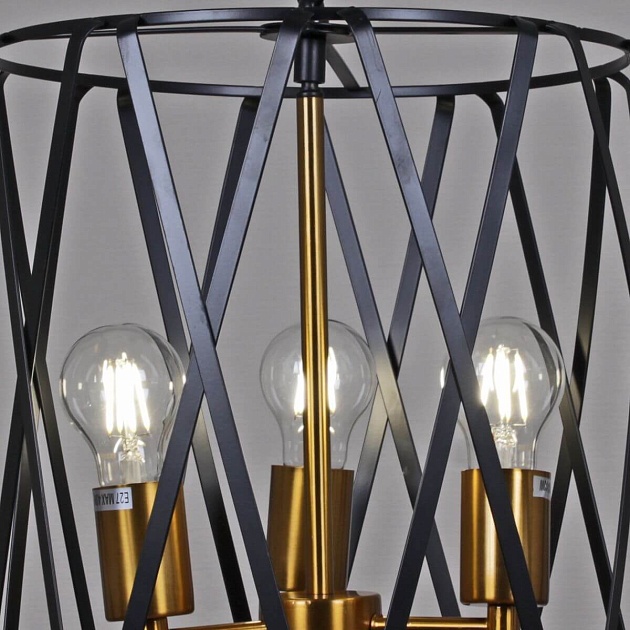 Подвесная люстра Illumico IL1023-3PB-05 BK GD изображение 3 Подвесная люстра Illumico IL1023-3PB-05 BK GD Фото № 3