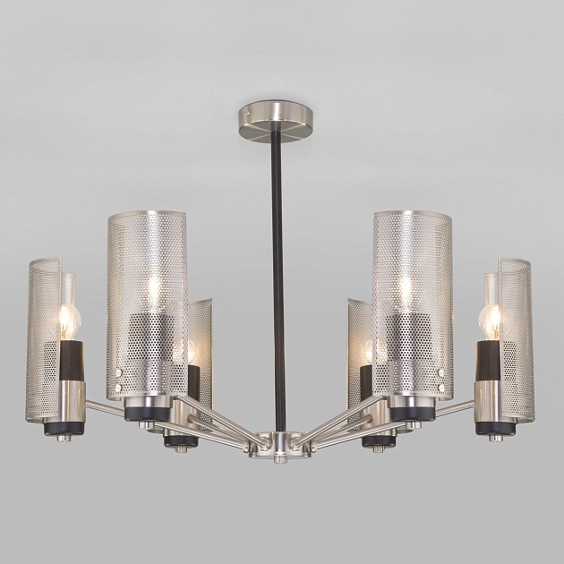 Потолочная люстра Eurosvet Grino 70139/6 никель Фото № 1