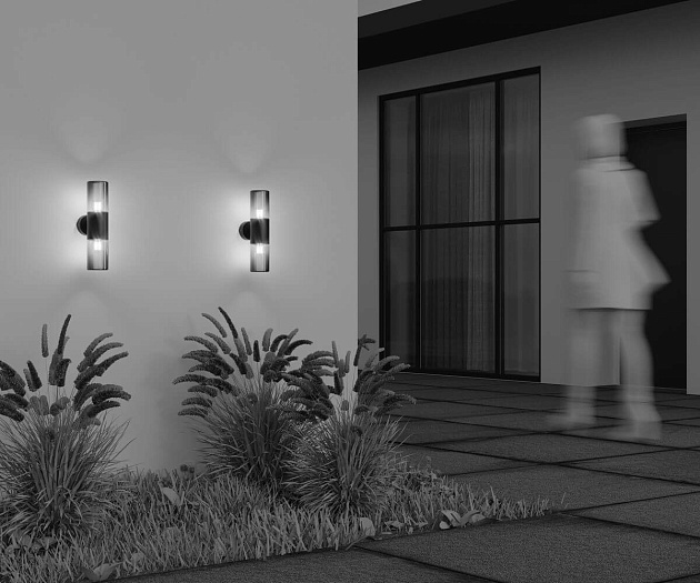 Уличный настенный светильник Maytoni Amas O432WL-02GF Фото № 3