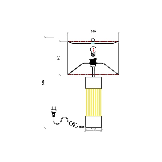 Настольная лампа Vele Luce Rainbow VL5743N01 Фото № 5