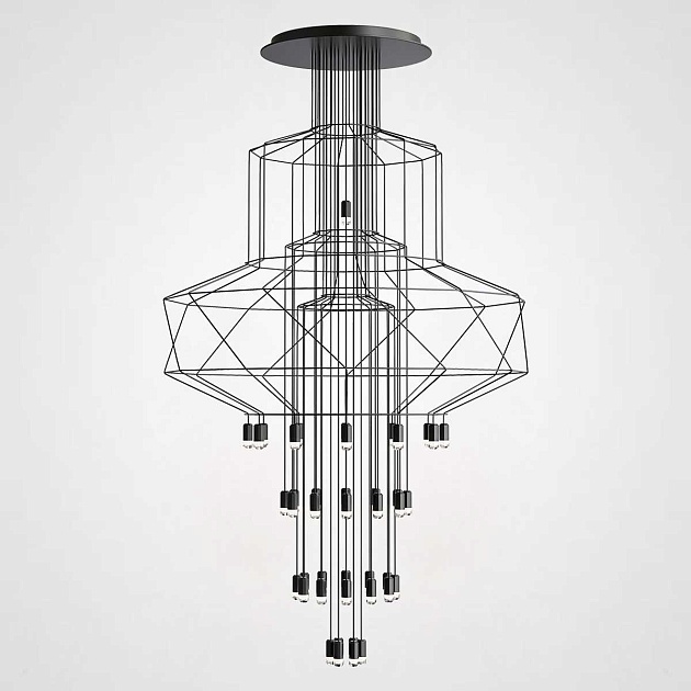 Подвесная люстра Imperium Loft Vibia Wireflow 75394-22 изображение 1 Подвесная люстра Imperium Loft Vibia Wireflow 75394-22 Фото № 1