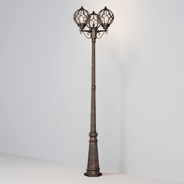 Садово-парковый светильник Maytoni Via O023FL-03G Фото № 7