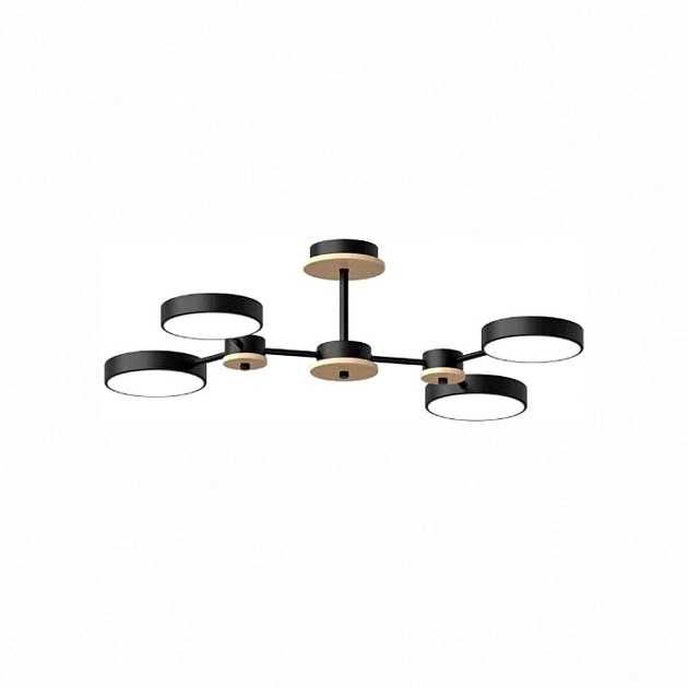 Потолочный cветильник LED4U L3215-630 BK Фото № 1