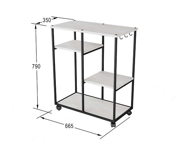 Стеллаж Мебелик Вэстри 006717 изображение 3 Стеллаж Мебелик Вэстри 006717 Фото № 3