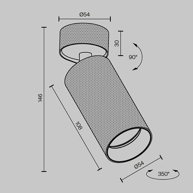 Спот Maytoni Technical Artisan C082CL-01-GU10-W Фото № 2