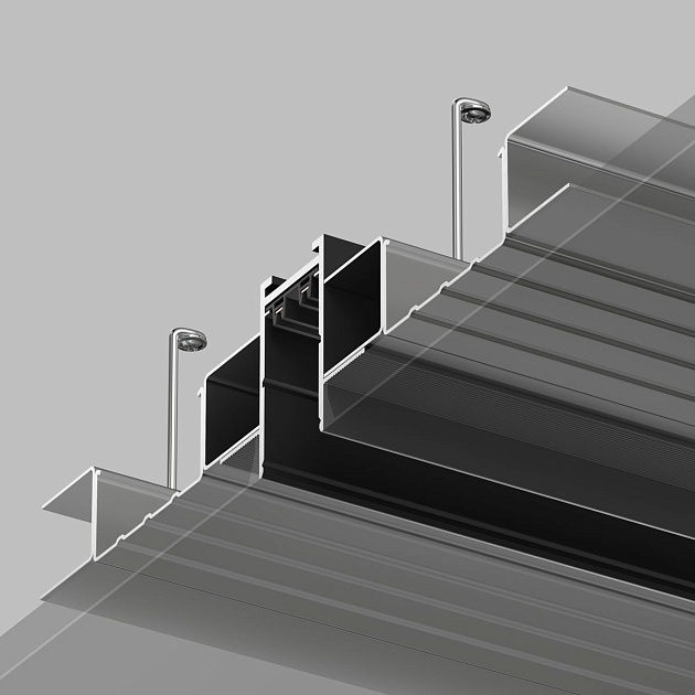 Шинопровод встраиваемый однофазный Denkirs Smart Hide TR2012-BK изображение 4 Шинопровод встраиваемый однофазный Denkirs Smart Hide TR2012-BK Фото № 4