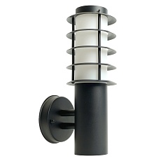 Светильник садово-парковый Feron DH046-B, Техно на стену, 18W E27 230V, черный 51526