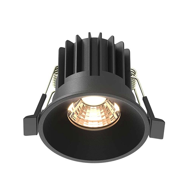 Встраиваемый светодиодный светильник Maytoni Round DL058-7W3K-B Фото № 1