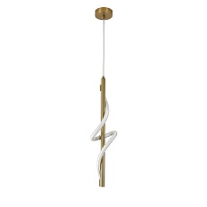 Подвесной светодиодный светильник Indigo Intreccio 14025/1P Brass V000144L