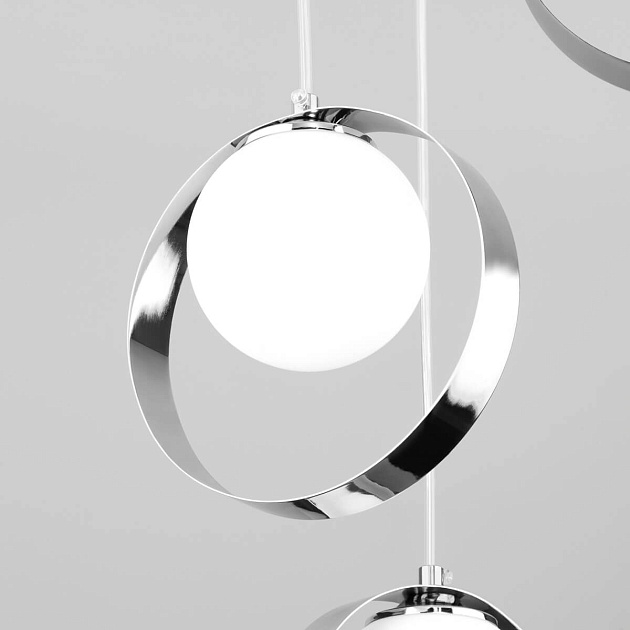 Подвесной светильник Eurosvet Dublin 50205/3 хром изображение 4 Подвесной светильник Eurosvet Dublin 50205/3 хром Фото № 4