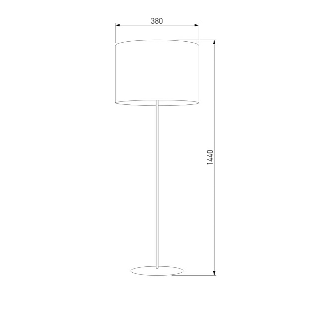 Торшер TK Lighting 5279 Tercino Blue Фото № 2