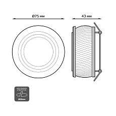 Встраиваемый светильник Gauss Backlight с подсветкой BL143 3