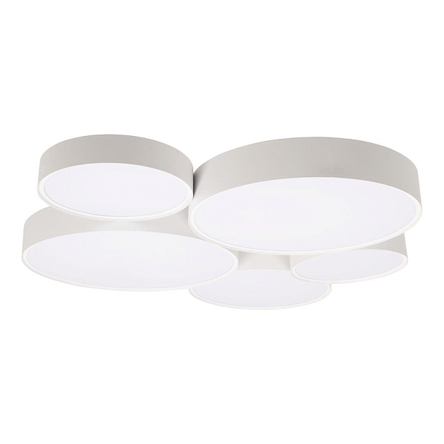 Потолочная светодиодная люстра Loft IT Drum 10218 White Фото № 1