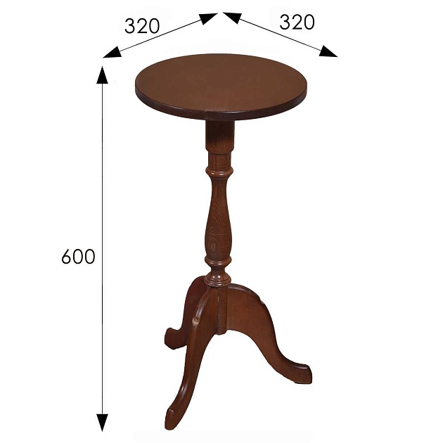 Подставка для цветов Мебелик П2 005457 изображение 3 Подставка для цветов Мебелик П2 005457 Фото № 3