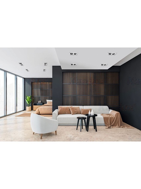 Встраиваемый светильник Kanlux Reul 2xDTL W/B 33663 Фото № 3