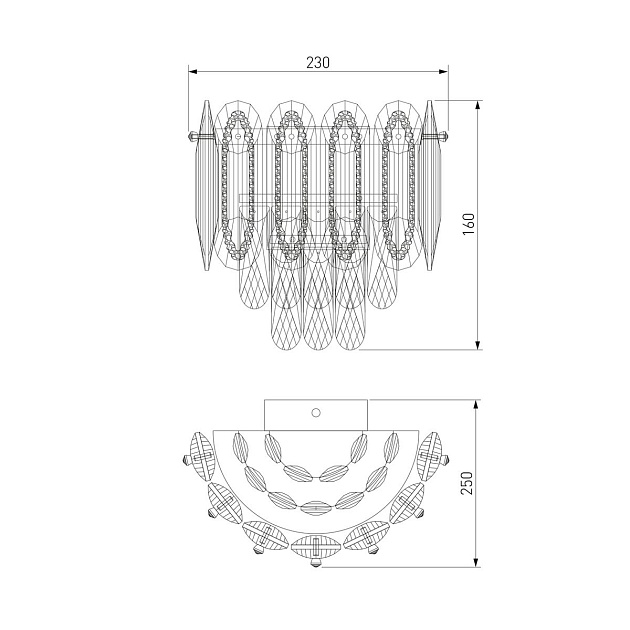 Настенный светодиодный светильник Bogates Chaleur 422/1 Фото № 2