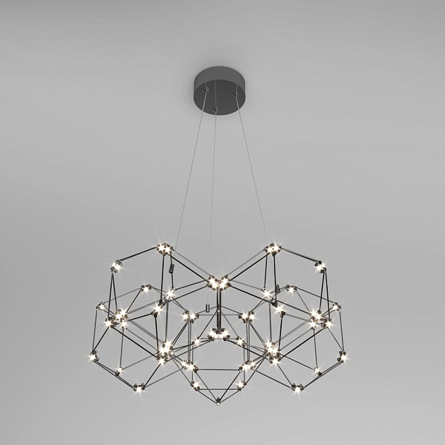 Подвесной светодиодный светильник Eurosvet Uma 90169/5 черный жемчуг изображение 1 Подвесной светодиодный светильник Eurosvet Uma 90169/5 черный жемчуг Фото № 1