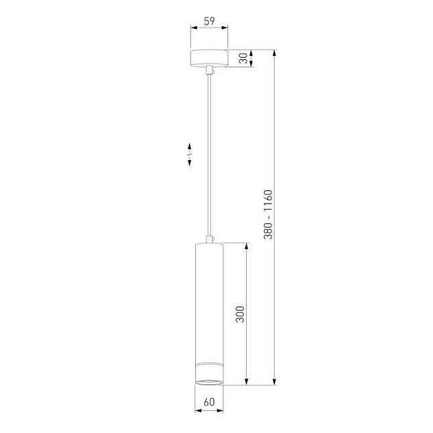 Подвесной светильник Eurosvet DLN107 GU10 золото Фото № 3