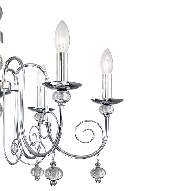 Подвесная люстра Escada Shine 678/6PL Chrome изображение 2 Подвесная люстра Escada Shine 678/6PL Chrome Фото № 2