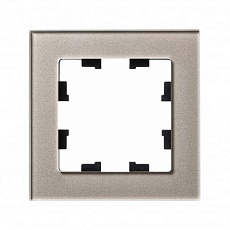 Рамка 1-постовая Systeme Electric AtlasDesign Nature шампань ATN320501