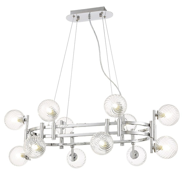 Подвесная люстра Crystal Lux Luxury SP12L Chrome Фото № 3