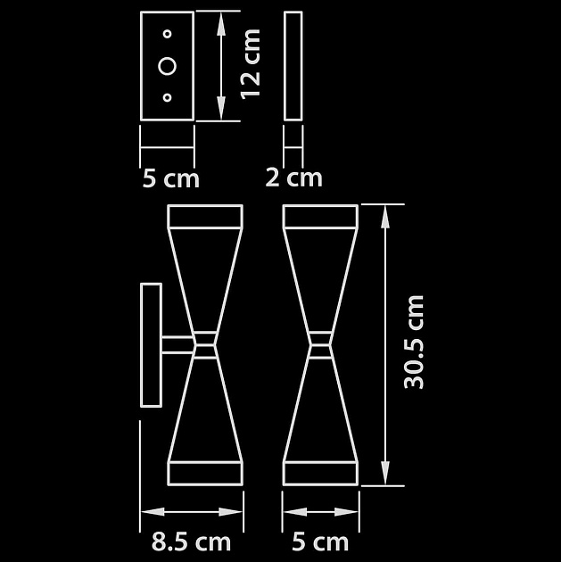 Настенный светильник Lightstar Punto 807624 Фото № 2