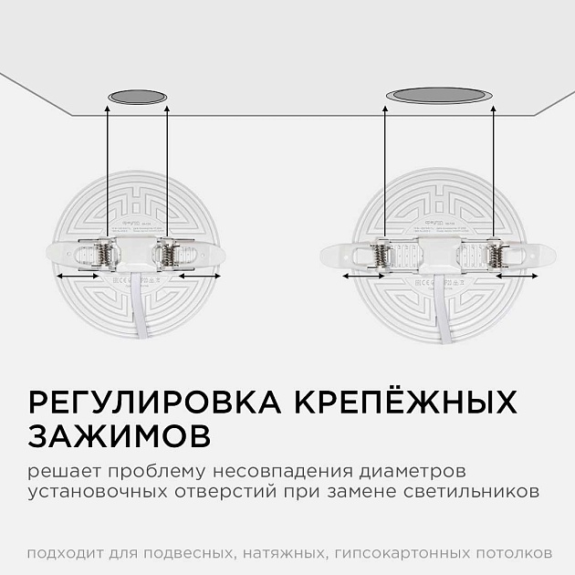 Светодиодная панель безрамочная Apeyron 06-106 изображение 2 Светодиодная панель безрамочная Apeyron 06-106 Фото № 2