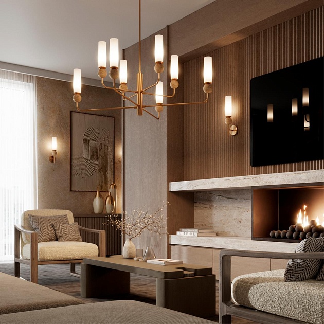 Бра Odeon Light Midcent Lolla 6625/1W изображение 6 Бра Odeon Light Midcent Lolla 6625/1W Фото № 6