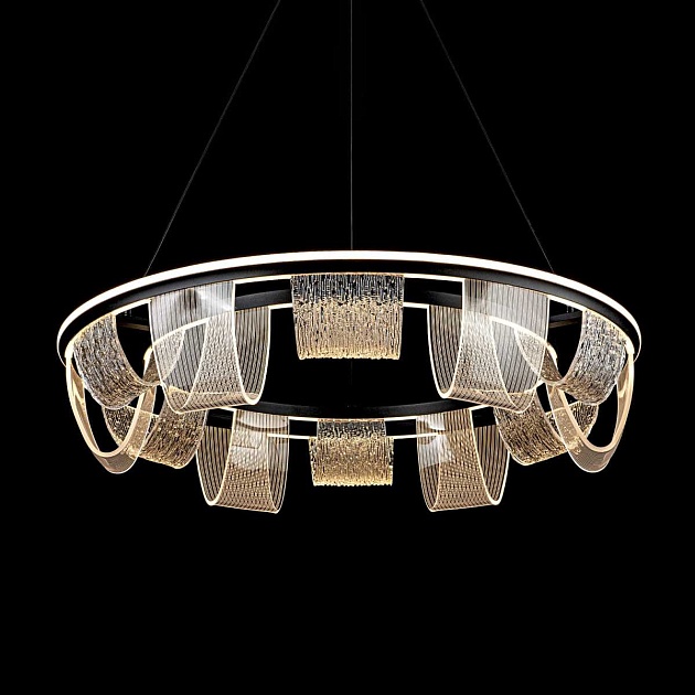 Подвесной cветильник LED4U L7706-800 BK Фото № 2