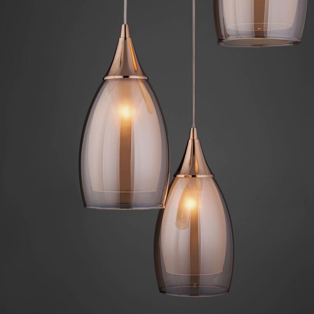 Подвесной светильник Eurosvet 50085/3 золото изображение 3 Подвесной светильник Eurosvet 50085/3 золото Фото № 3