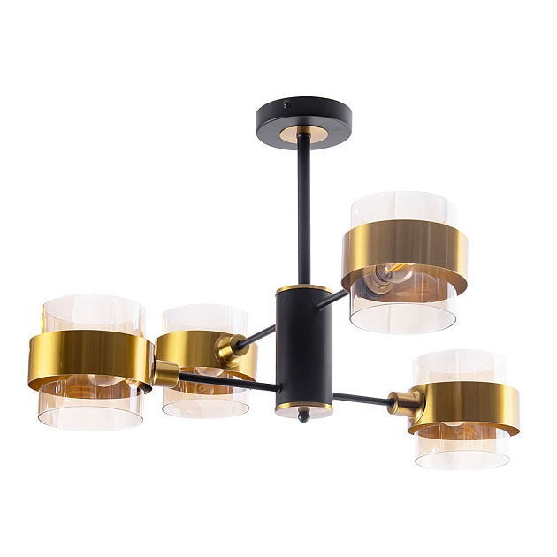 Люстра на штанге Arte Lamp CARLO A8205SP-4BK Фото № 1
