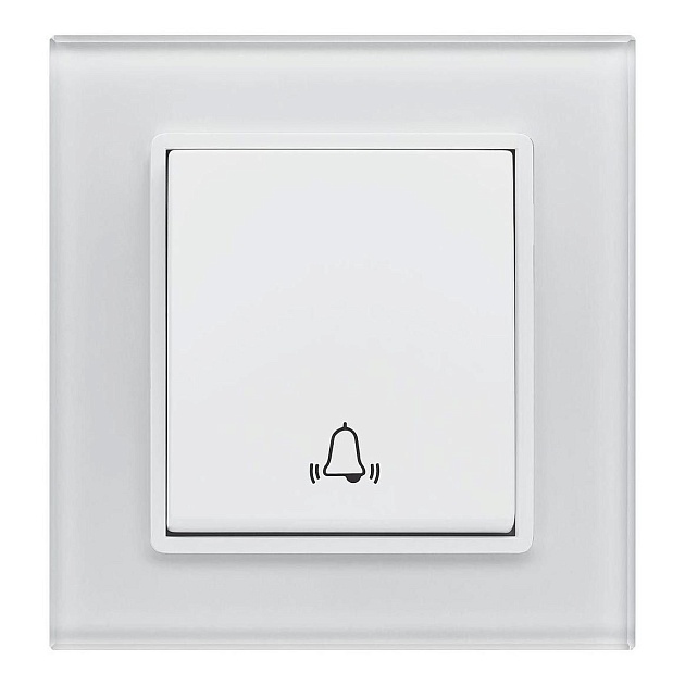 Выключатель Звонок Vesta-Electric Exclusive White белый FVK050310BEL Фото № 1