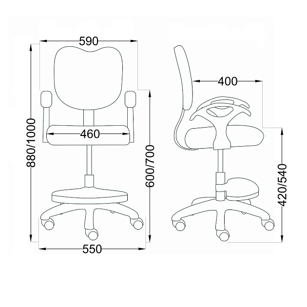 Детское кресло AksHome Catty синий космос, ткань 84762 изображение 2 Детское кресло AksHome Catty синий космос, ткань 84762 Фото № 2