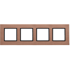 Рамка 4-постовая ЭРА Elegance 14-5204-14 Б0034562 1