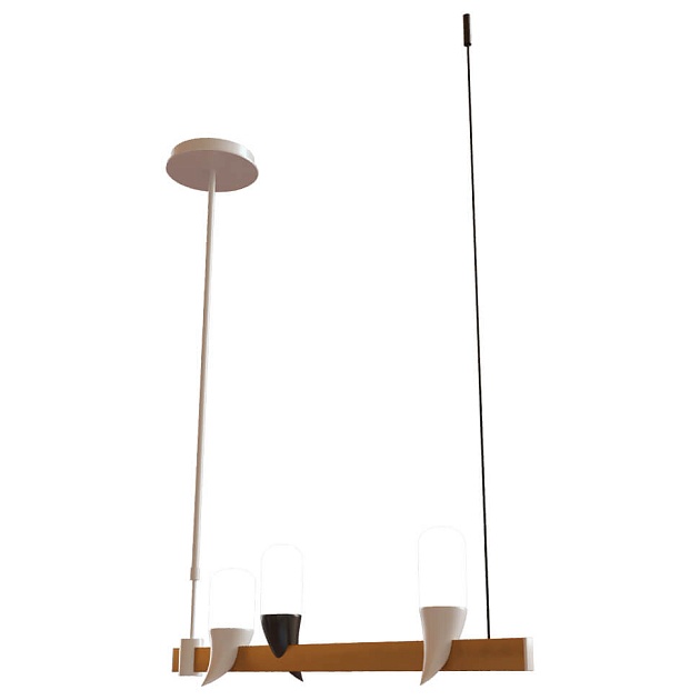 Подвесная светодиодная люстра Loft IT Whisper 1028-3WH изображение 2 Подвесная светодиодная люстра Loft IT Whisper 1028-3WH Фото № 2