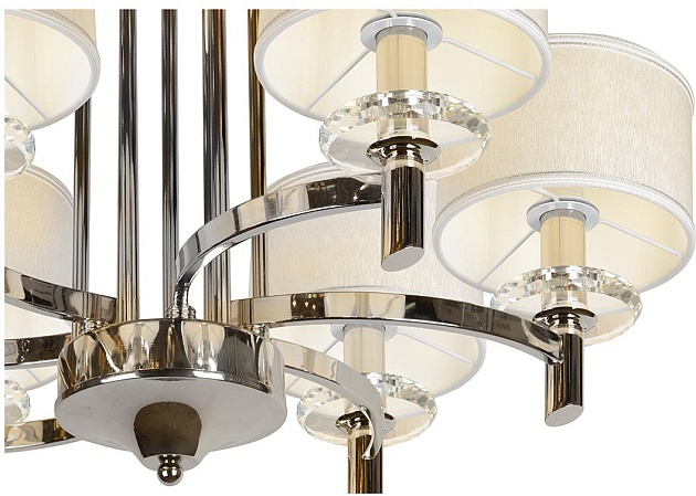 Потолочная люстра iLamp Fusion 88396/6 CR изображение 2 Потолочная люстра iLamp Fusion 88396/6 CR Фото № 2