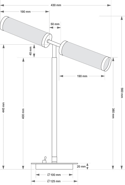 Настольный светильник KUTEK SALETTO SAL-LG-2(Z) Фото № 2