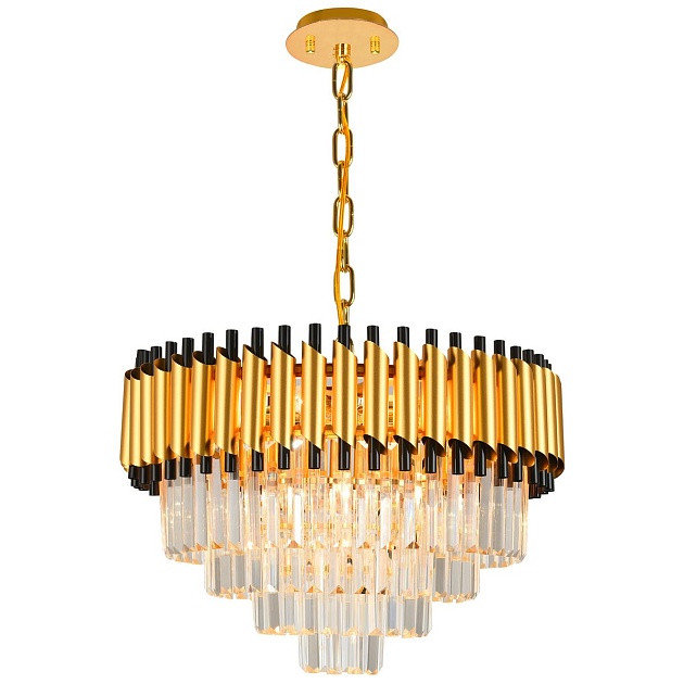 Подвесная люстра Natali Kovaltseva Darian 76017/10C Gold Фото № 1