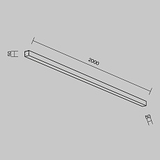 Линейный светильник Maytoni Technical LL311032 2