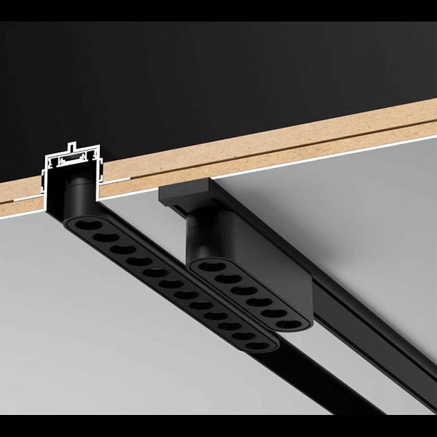 Шинопровод встраиваемый низковольтный Novotech Shino Smal 1 м 135197 Фото № 3