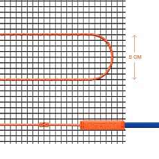 Нагревательный мат Voltum 200 Вт/м 16 м 8 м2 VLT01-200-8.0 1