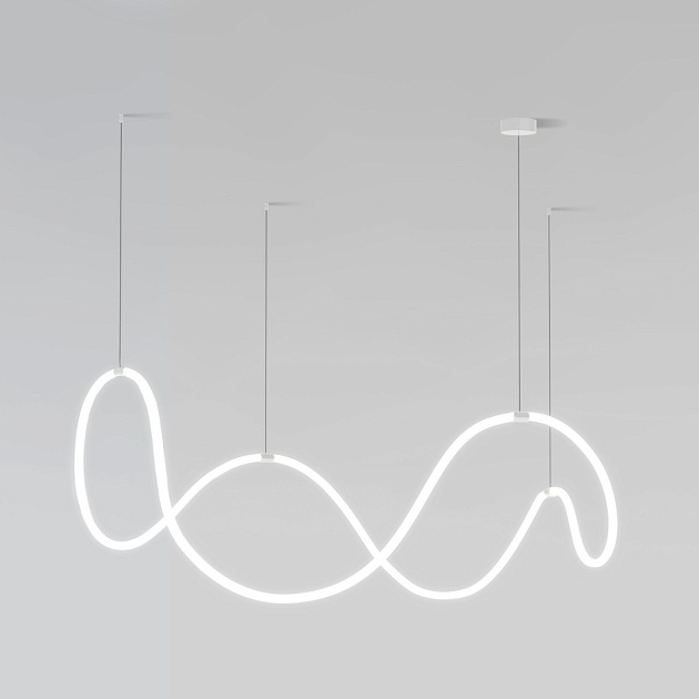 Подвесной светодиодный светильник Eurosvet 90288/1 белый Фото № 1