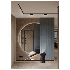 Теневой напольный плинтус FerGipps черный ПП 90 УТ000002532 2