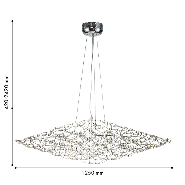 Подвесной светодиодный светильник Favourite Thinner 4305-12P Фото № 2
