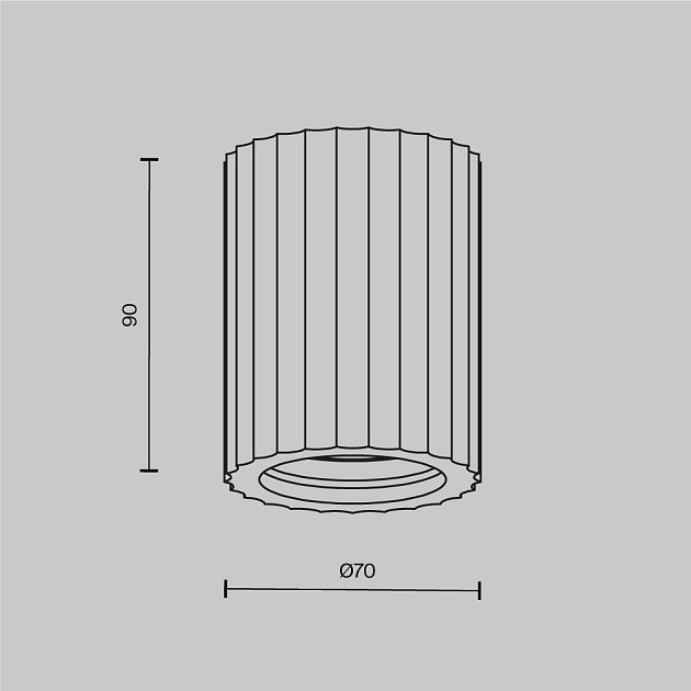 Потолочный светильник Maytoni Technical C121CL-GU10-W Фото № 3