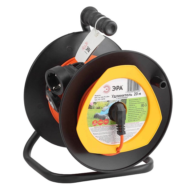 Удлинитель силовой ЭРА RPx-1e-3х0.75-20m Б0043045 изображение 1 Удлинитель силовой ЭРА RPx-1e-3х0.75-20m Б0043045 Фото № 1