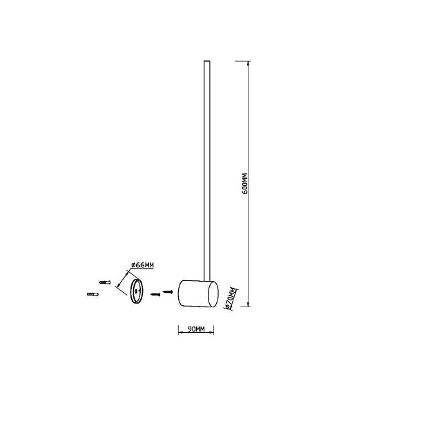 Настенный светодиодный светильник Maytoni Light Stick MOD237WL-L6B3K Фото № 3