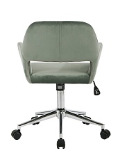Поворотное кресло Stool Group Ross велюр оливковый ROSS CHROME VELVET CACTUS 3